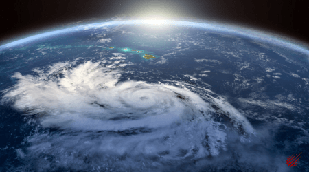 Photo of Hurricane from Space