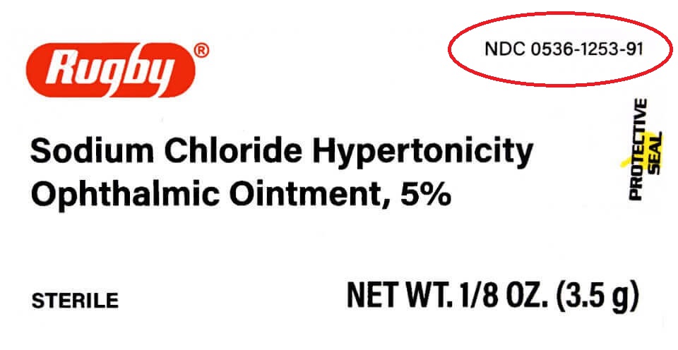 Rugby Sodium Chloride Hypertonicity Ointment 5%