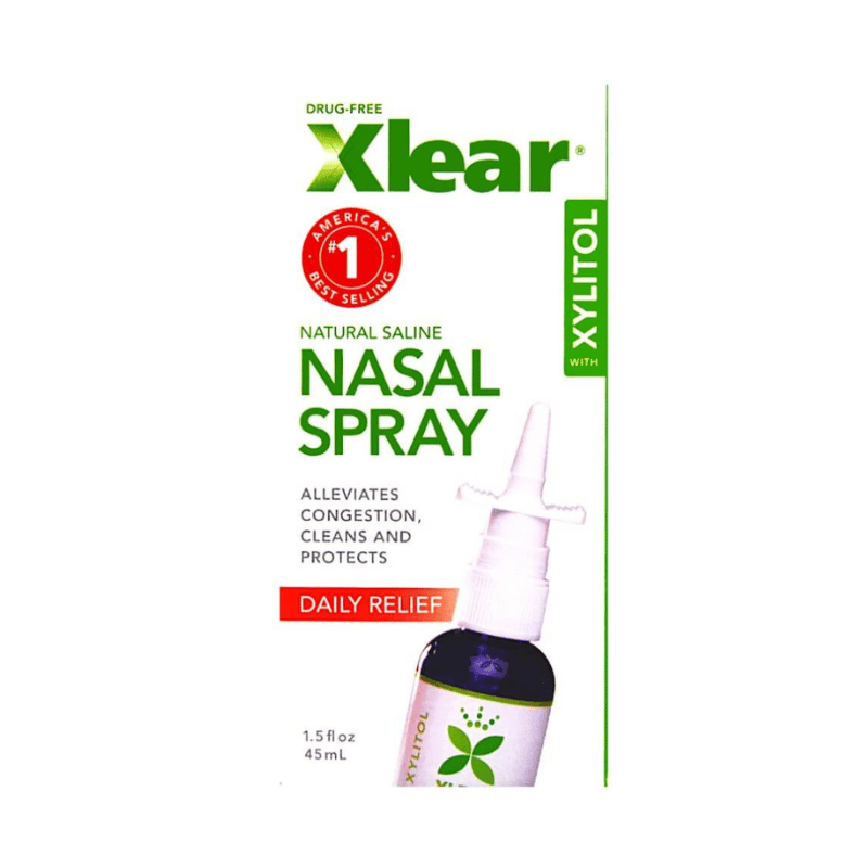 Xlear Natural Saline Nasal Spray with Xylitol Daily Use 1.5 fl oz